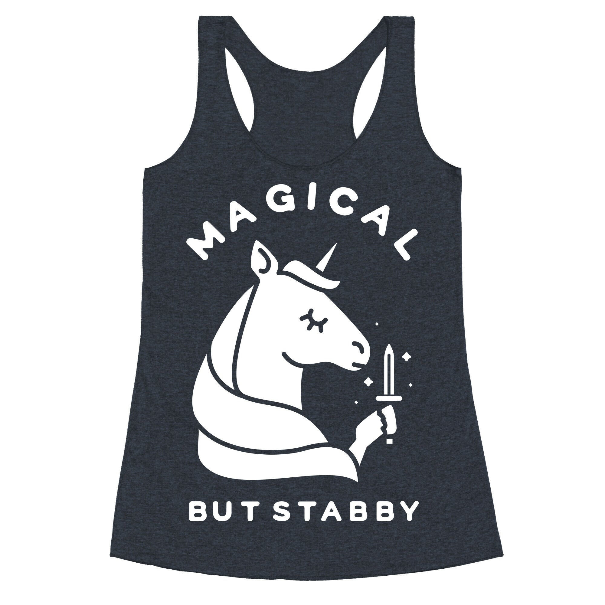Magical But Stabby Racerback Tank